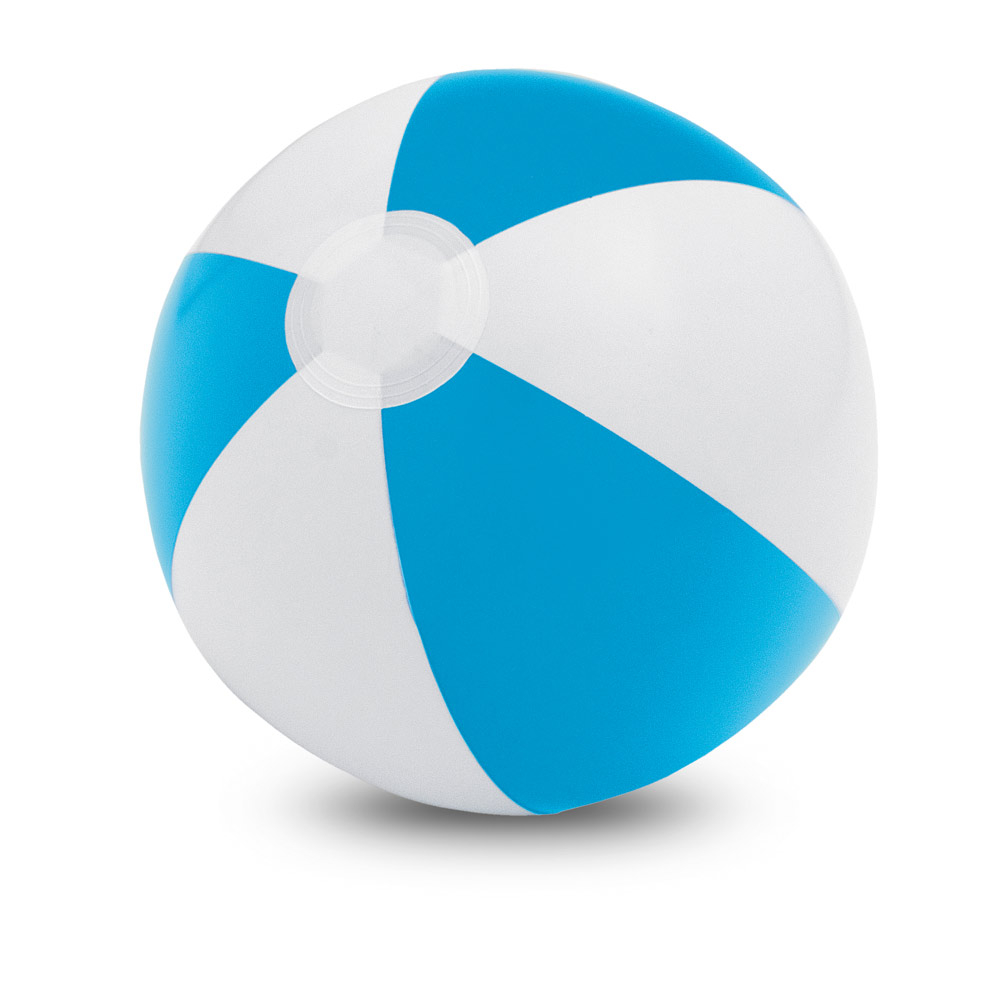 Ballon gonflable personnalisable bicolore Bleu clair